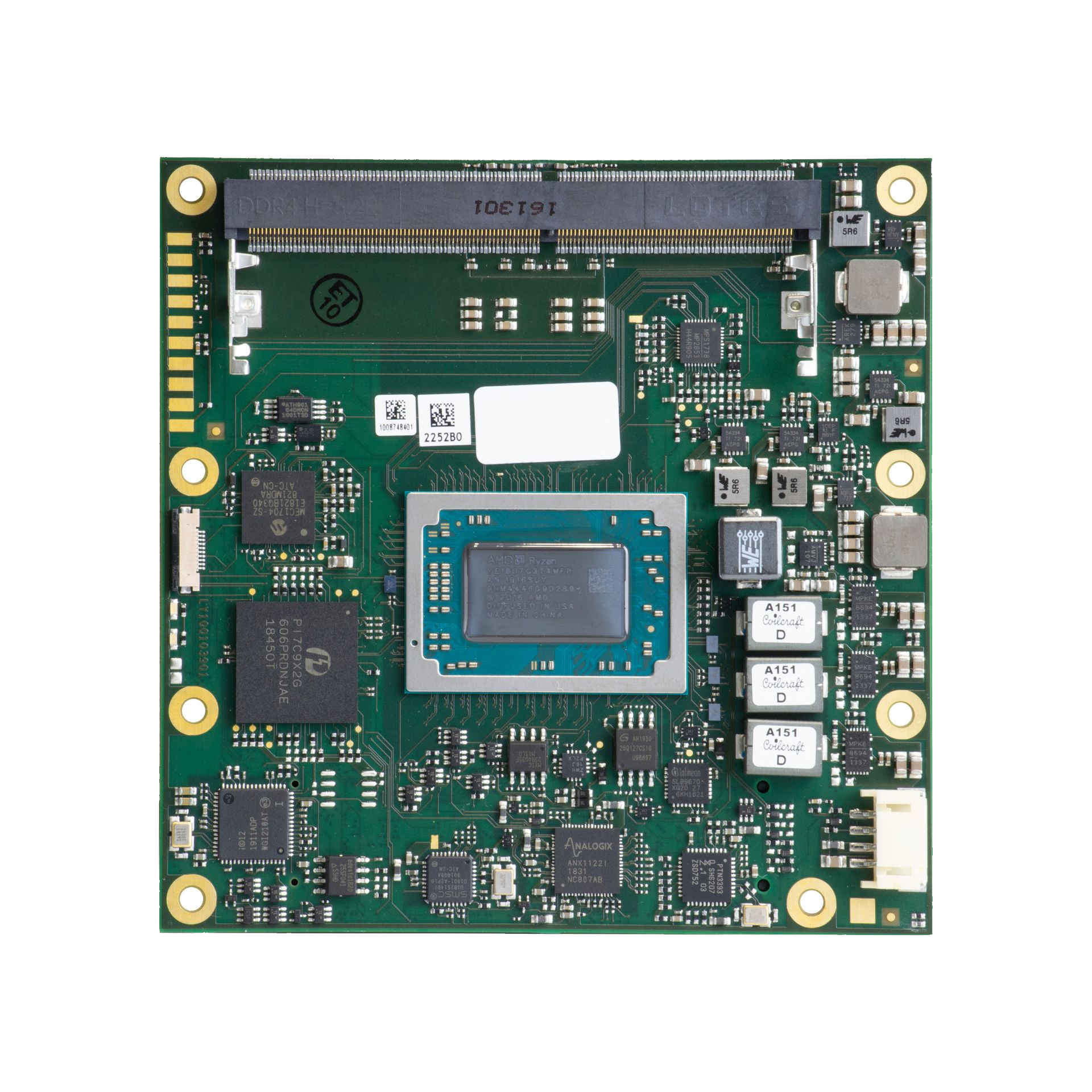 COM Express module family with AMD Ryzen Embedded R2000 processors - Tria