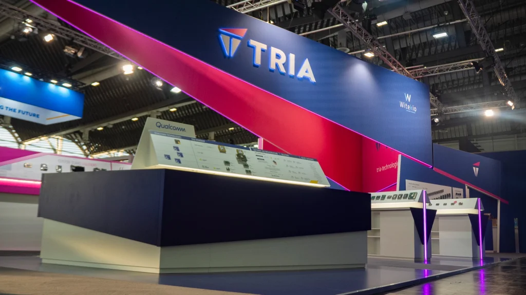 Tria Technologies booth at Embedded Wolrd 2025