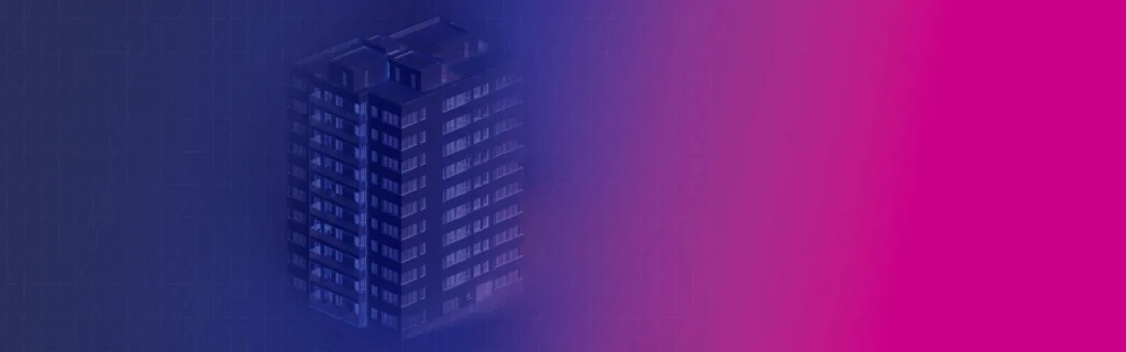 Smart building with connected systems and digital overlay