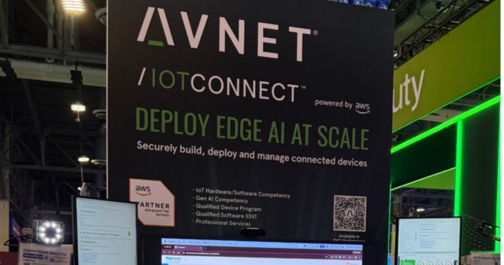 Avnet IoTConnect edge AI demonstrations at AWS re:Invent 2025