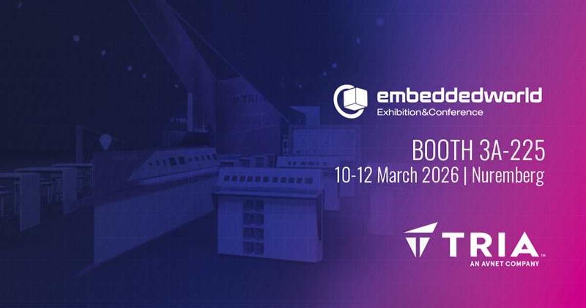 Embedded Boards, Software & Demos | Tria at Embedded World 2026