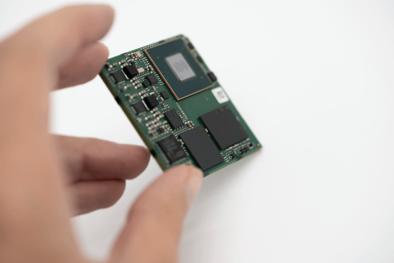 TRIA OSM-LF i.MX95 embedded compute module.